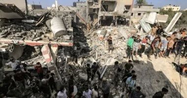 استشهاد 10 فلسطينيين بقصف الاحتلال الإسرائيلي مدينة غزة وخان يونس