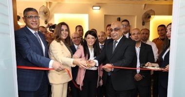 وزراء التخطيط والتنمية المحلية والعدل يفتتحون مكتب توثيق محكمة جنوب الجيزة