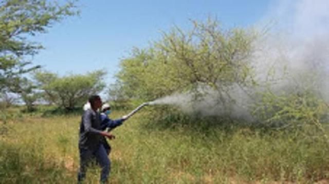 فرقة مسح إتحادية لمكافحة الجراد الصحراوي والأنواع الأخرى من الآفات تصل ولاية الجزيرة