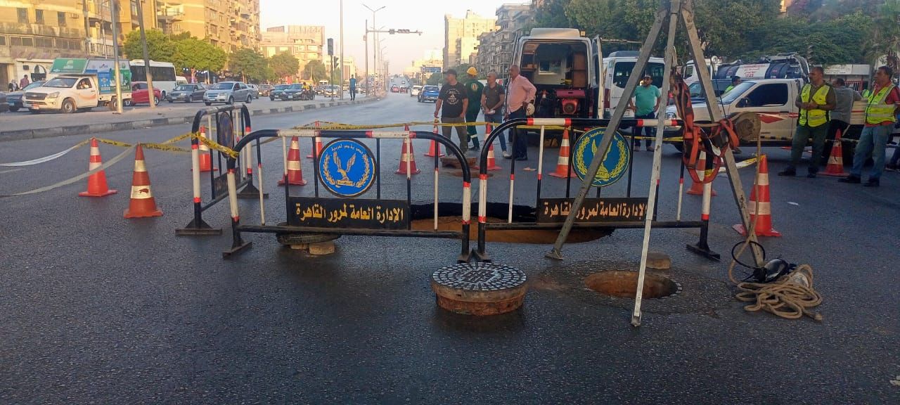 هبوط أرضى بميدان التجنيد بالحلمية ومحافظة القاهرة تكشف الأسباب