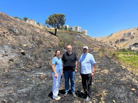 لحود عاين أضرار حريق الاراضي الزراعية في دير مار الياس الطوق زحلة: لفتح تحقيق قضائي لمحاسبة المرتكبين