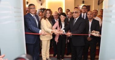 وزراء العدل والتخطيط والتنمية المحلية يفتتحون فرع توثيق محكمة جنوب الجيزة