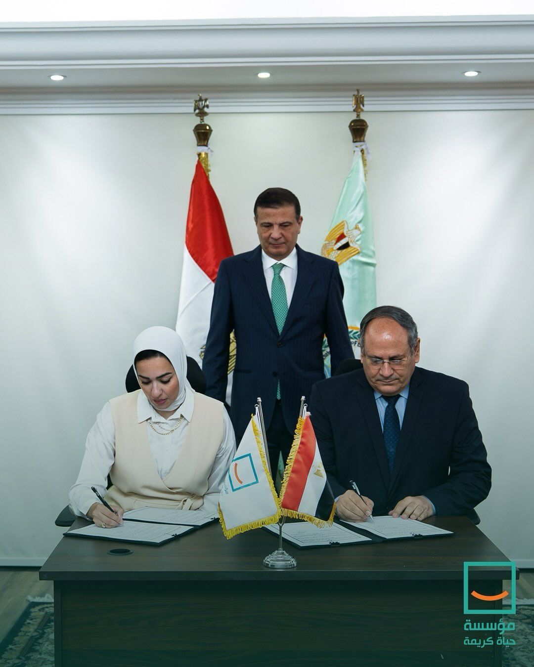 بروتوكول تعاون بين حياة كريمة والبحوث الزراعية لدعم المرأة الريفية