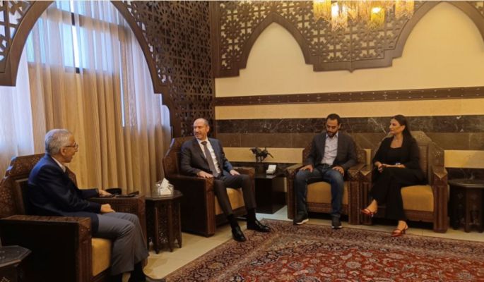 البساط وابوحيدر وصلا الى سراي صيدا استكمالاً لجولتهما الجنوبية