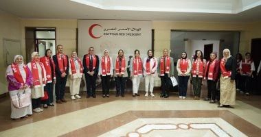 الهلال الأحمر المصرى يستقبل وفد جامعة عين شمس لتعزيز آليات التعاون