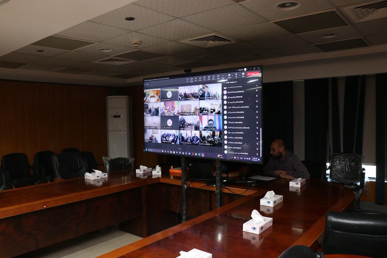 رئيس "قضايا الدولة" يعقد اجتماعا موسعا بالفيديو كونفرانس لمتابعة العمل.. صور