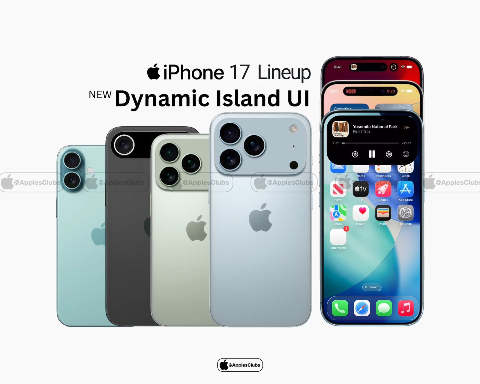 تكنولوجيا: آبل تُعيد تصميم واجهة Dynamic Island في iPhone 17 وتَعِد بتجربة أكثر تفاعلية