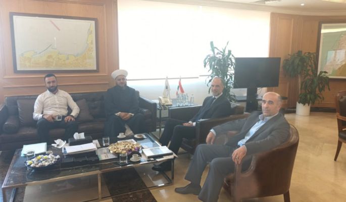 رسامني تابع مع افرام ومفتي راشيا شؤونا انمائية وترأس اجتماعا بحث في تأهيل الطرق والجسور
