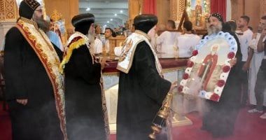بمناسبة عيده.. احتفالات بدير القديس الأنبا شنودة رئيس المتوحدين فى سوهاج