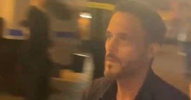 يوسف الشريف ومحمد لطفى وحميد الشاعرى وميرهان حسين فى عزاء المخرج سامح عبد العزيز