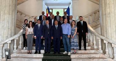 وفد التنمية المحلية ومحافظ الدقهلية فى زيارة لرومانيا للاطلاع على تجارب إدارة المخلفات