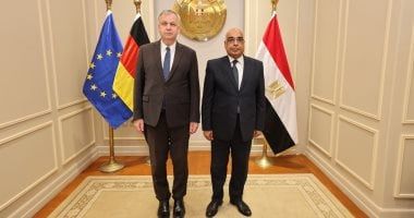 وزير العدل يستقبل السفير الألمانى بالقاهرة