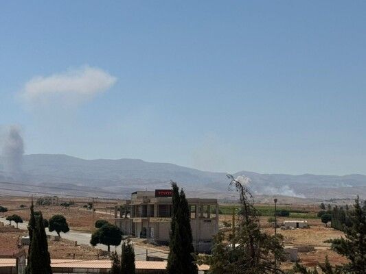 "النشرة": غارة قرب ثانوية اشمسطار أدت إلى تساقط الزجاج خلال تقديم الطلاب لمادتهم الأخيرة