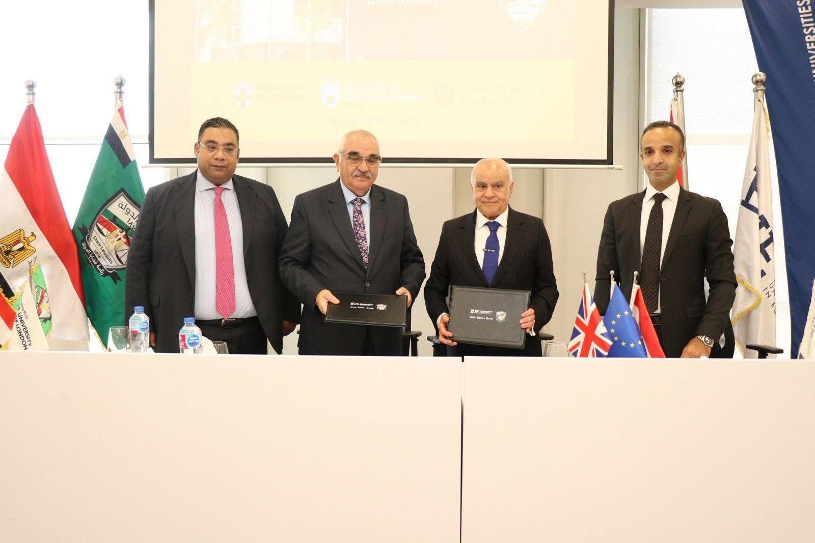 قضايا الدولة والجامعات الأوروبية توقعان بروتوكول شراكة علمية وبحثية وقانونية