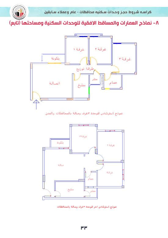 ننشر كراسة شروط سكن لكل المصريين 7 للوحدات الجاهزة للتسليم الفورى