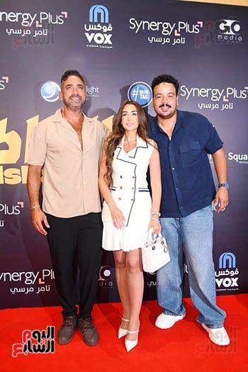 أحمد الجندي وأمير كرارة أول حضور العرض الخاص لفيلم الشاطر.. صور