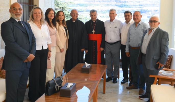 الراعي استقبل وفدًا من رميش: تحية الى ابناء المنطقة الصامدين بقراهم وبلداتهم بوجه كل الصعوبات