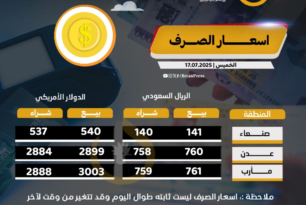 عاجل : الريال اليمني يفاجئ الجميع وينهار بهذا الشكل الكبير "مباشر من محلات الصرافة "