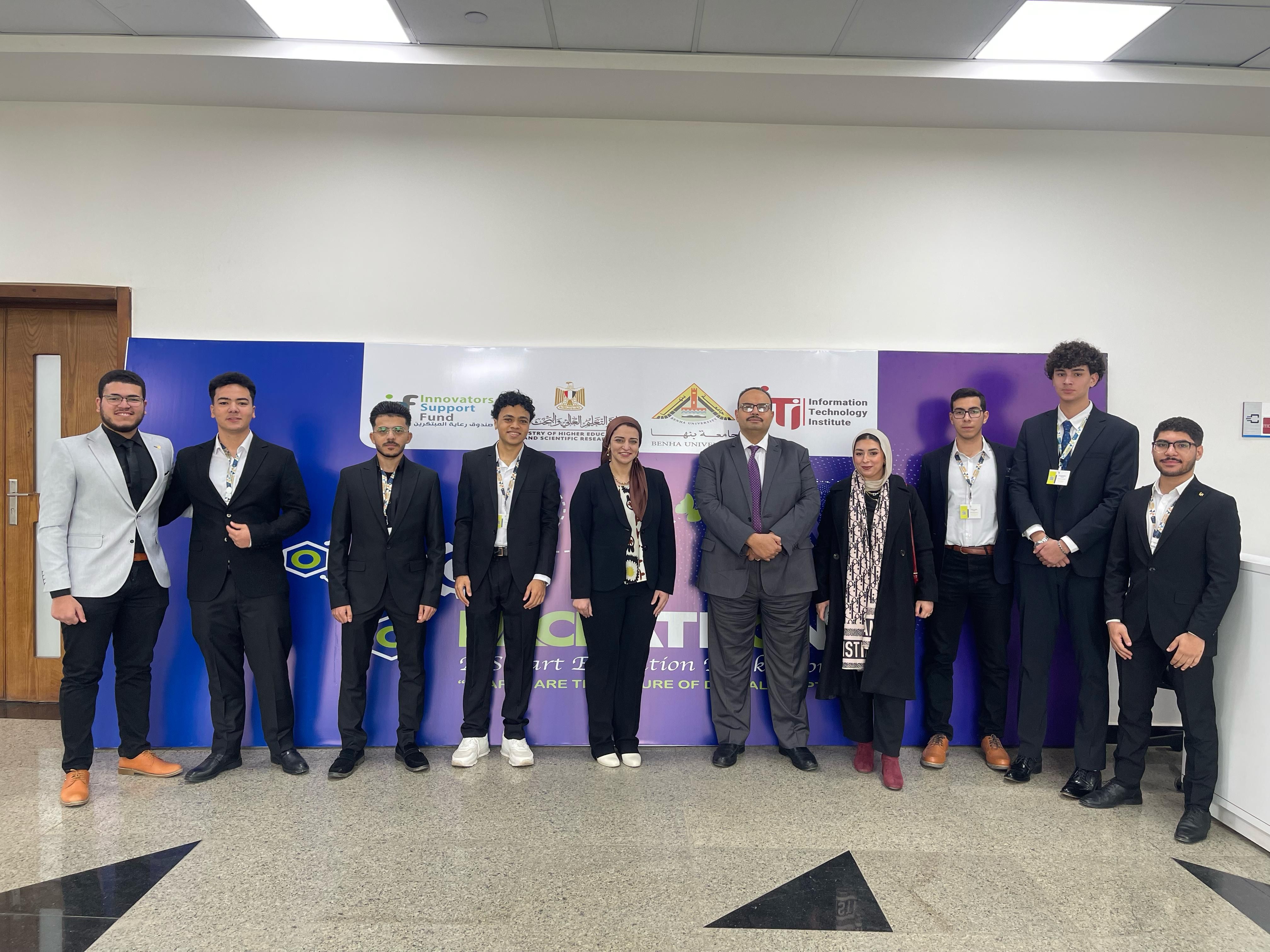 فريق هندسة جامعة بنها الأهلية يتأهل لنهائيات THE Awards Arab World 2025