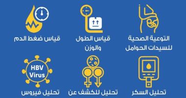 وزارة الصحة توضح الخدمات الطبية لمبادرة صحة الأم والجنين.. انفوجراف