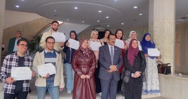 كلية تربية حلوان تحصد المركز الأول في المشروع القومي لمحو الأمية للعام الثالث