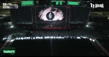 شاهد تحضيرات انطلاق الدورة الـ3 من مهرجان العلمين الجديدة