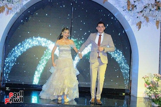 الضابط نور امتياز أحد أبطال إطفاء حريق سنترال رمسيس يحتفل بخطوبته (صور)