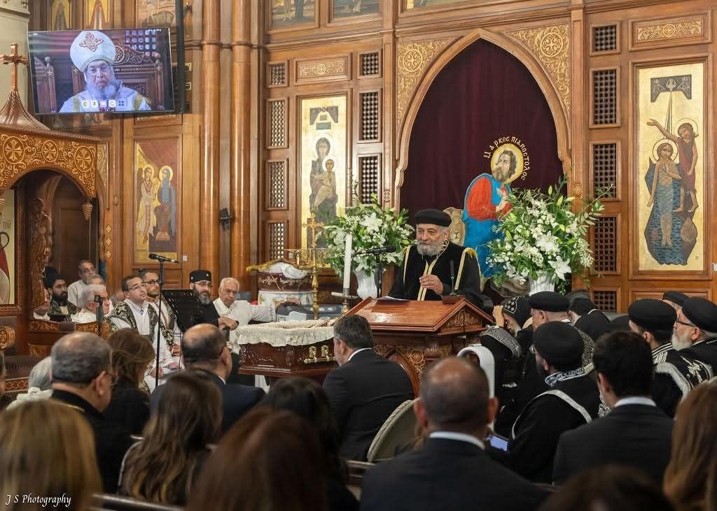 الكنيسة تقيم صلوات تجنيز شيخ كهنة إيبارشية لندن والبابا تواضروس يقدم التعزية