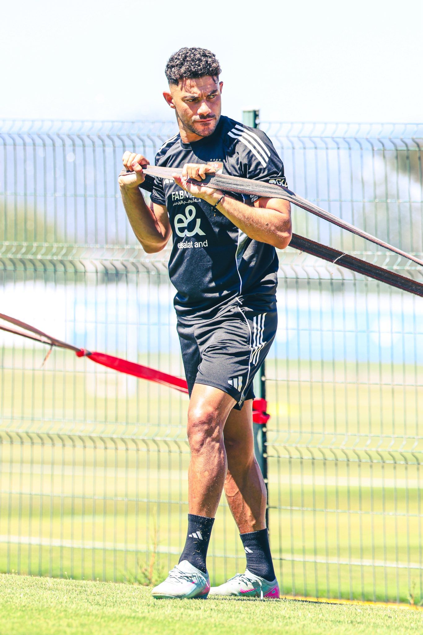 الأهلي يخوض مرانه فى ثاني أيام معسكر تونس.. صور