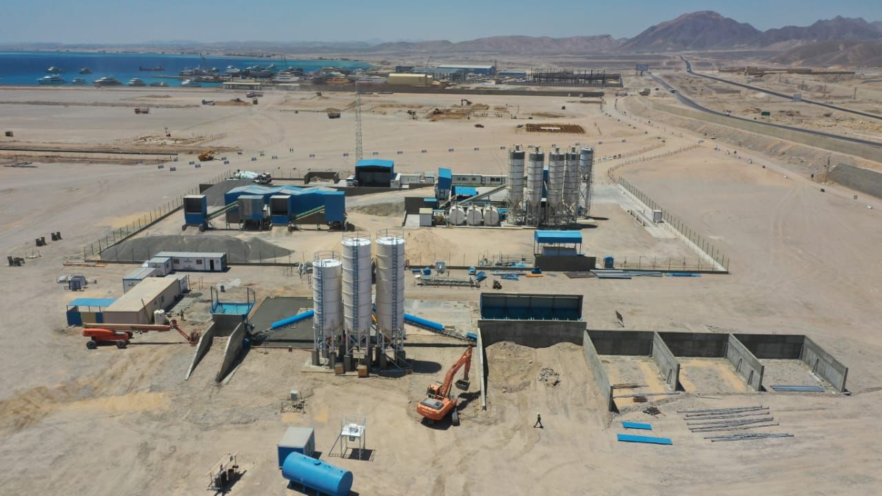 شاهد تجهيز المحطة متعددة الأغراض سفاجا 2 بميناء سفاجا البحري