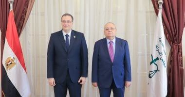 رئيس مجلس الدولة يستقبل رئيس الجهاز المركزي للتنظيم والإدارة لتقديم التهنئة