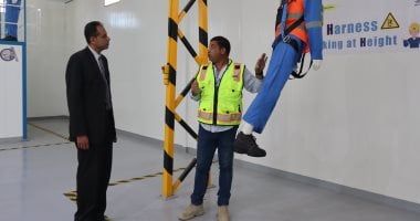 دورات تدريبية لتوعية العاملين بقطاع البناء بالإسكندرية على إجراءات السلامة والصحة المهنية