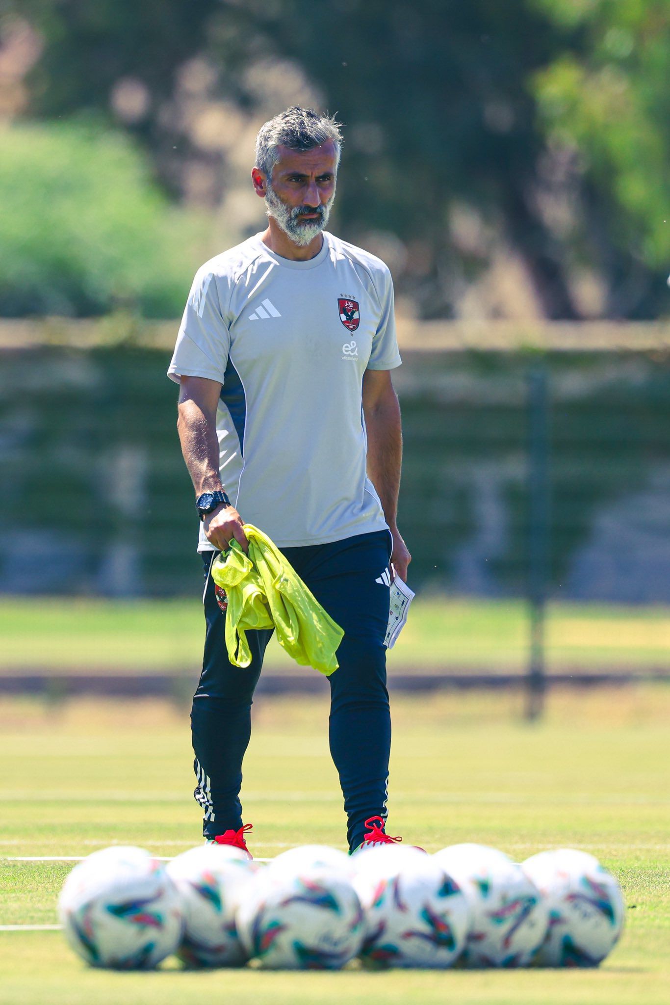 الأهلي يخوض مرانه فى ثاني أيام معسكر تونس.. صور