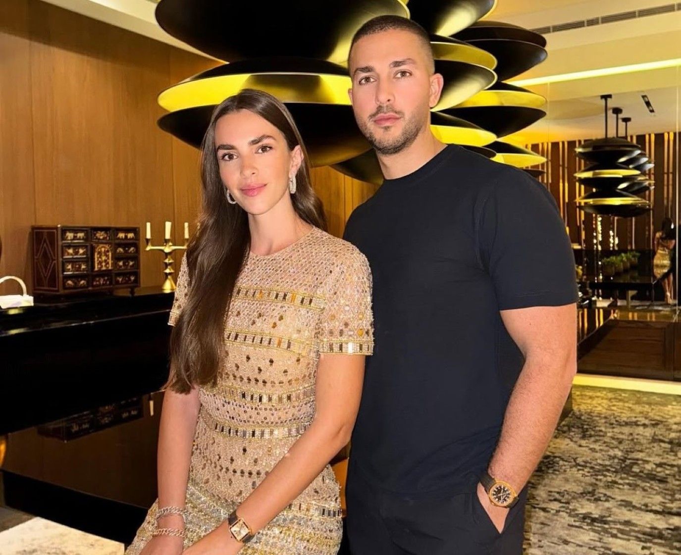 الإطلالة الأولى للعروس زين قطامي لحفل زفافها اليوم على سيليو إيلي صعب .. جمالها يخطف الأنظار