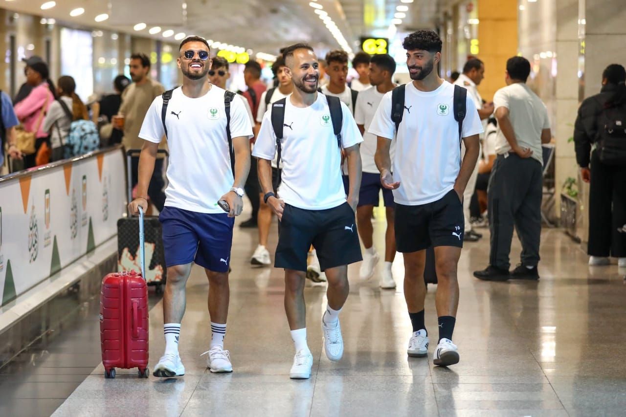 بعثة المصري تطير إلى تونس للانتظام في معسكر إعداد الموسم الجديد.. صور