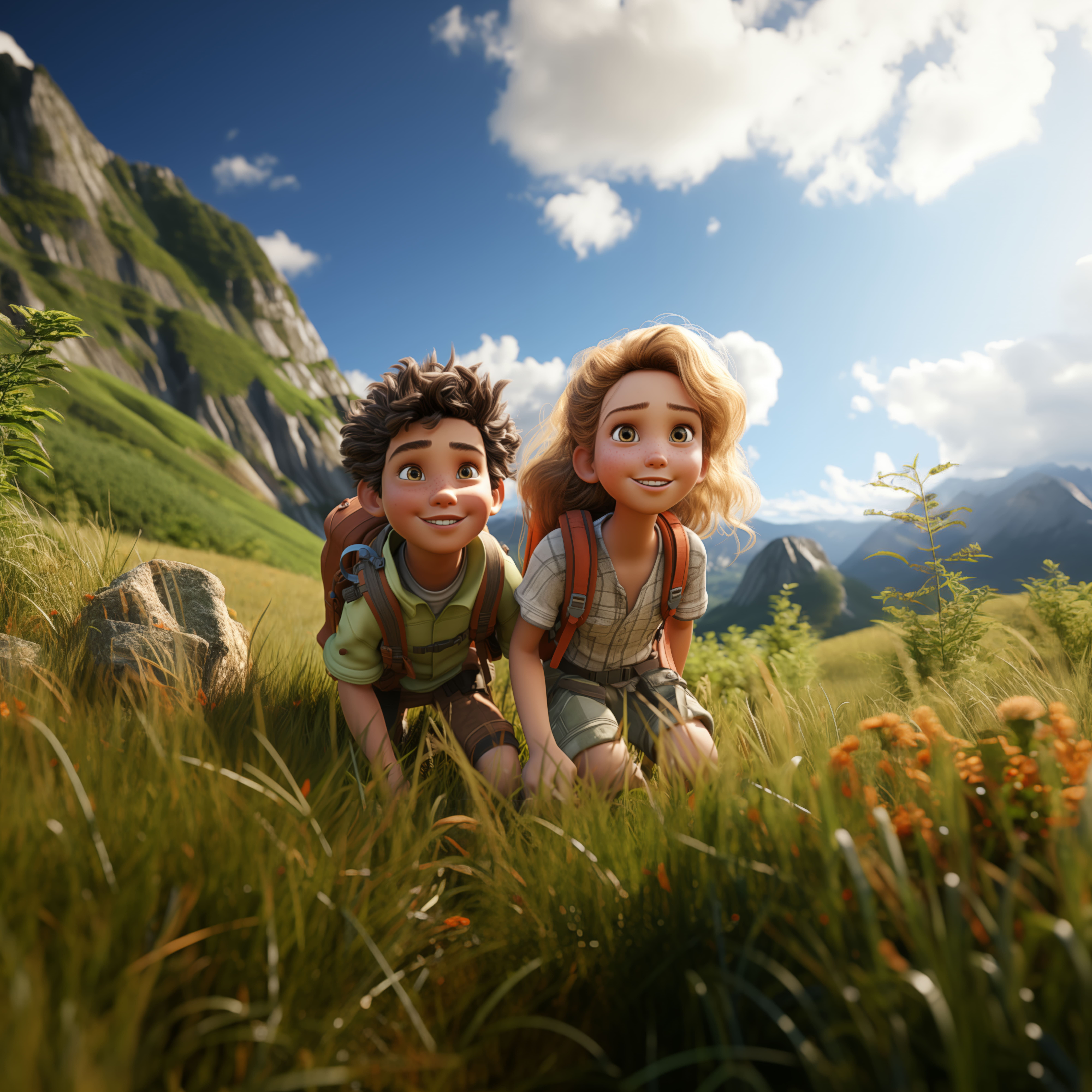 قصص للأطفال عن أبطال صغار يتسلقون الجبال 