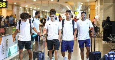 بعثة المصري تطير إلى تونس للانتظام في معسكر إعداد الموسم الجديد.. صور