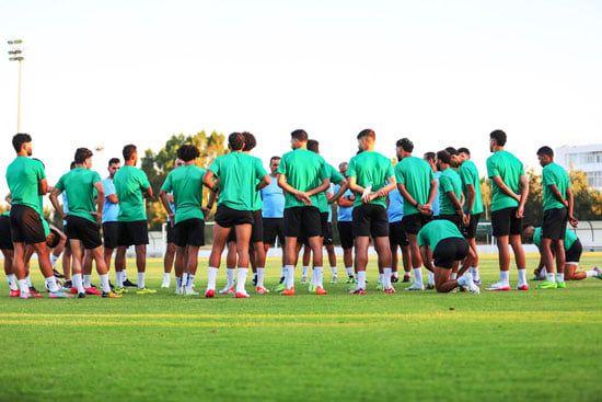 المصرى يخوض مرانه الأول فى مدينة سوسة التونسية دون راحة.. صور