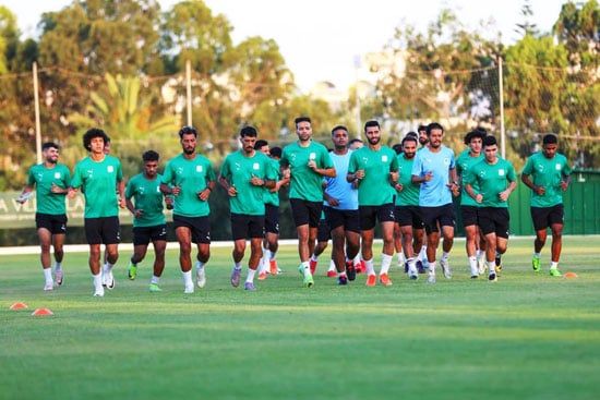 المصرى يخوض مرانه الأول فى مدينة سوسة التونسية دون راحة.. صور