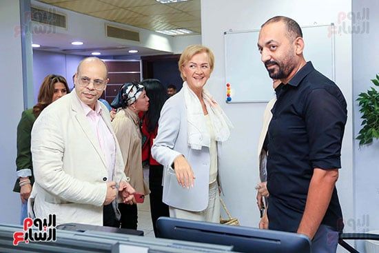 رئيسة بعثة الاتحاد الأوروبى تزور ”الخليج 365” وتشيد بدور الصحافة المصرية