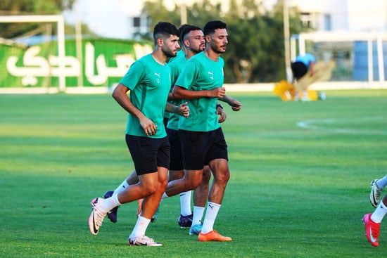 المصرى يخوص مرانه الأول بمدينة سوسة التونسية دون راحة.. صور