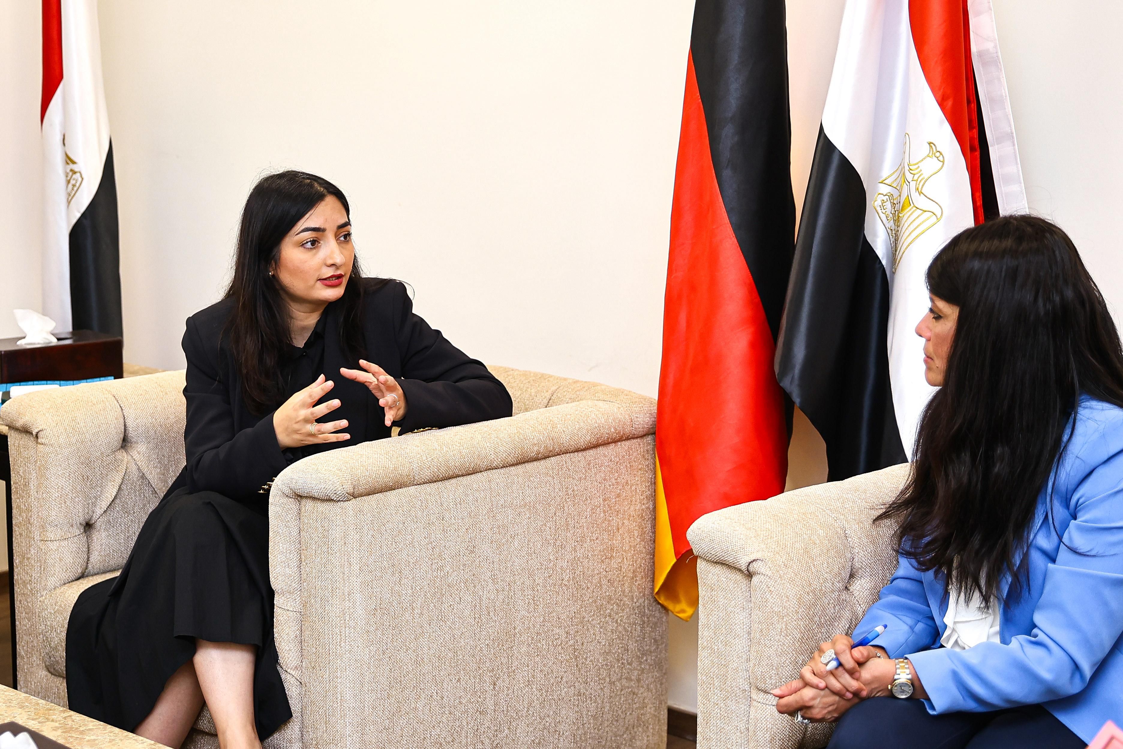 وزيرة التخطيط والتعاون الدولي تستقبل نظيرتها الألمانية لبحث تطوير الشراكة الاقتصادية