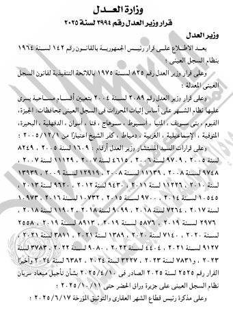 الجريدة الرسمية تنشر قرار استبدال مسمى محكمة جنوب أسيوط الابتدائية لاسم آخر
