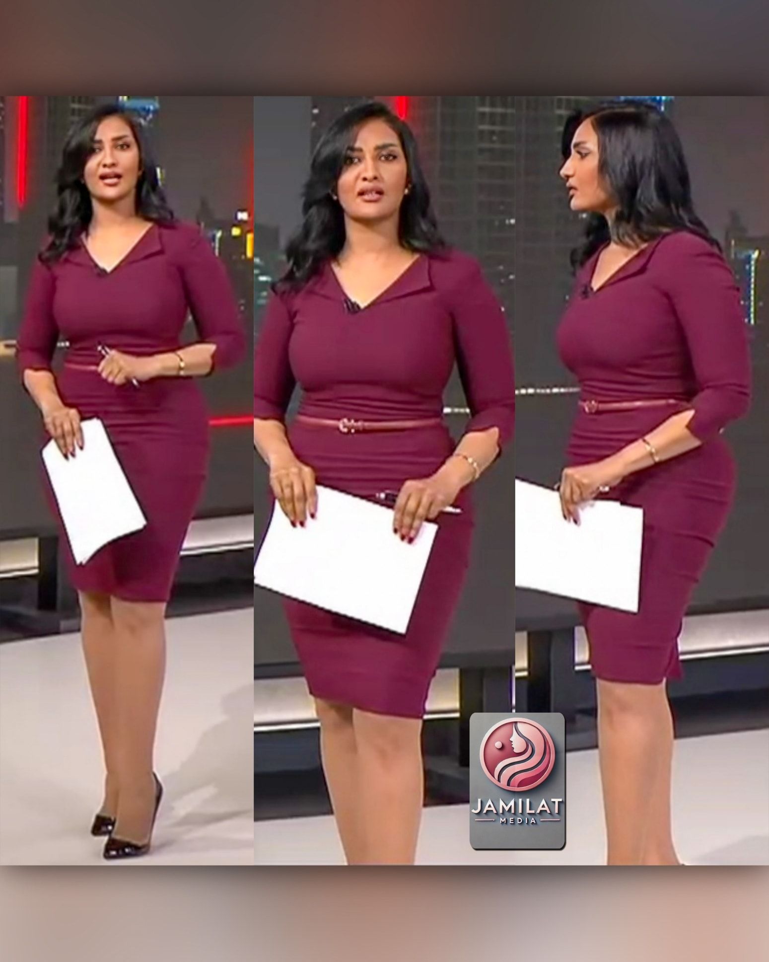 شاهد بالصور.. بأزياء قصيرة ومثيرة للجدل.. المذيعة السودانية المغضوب عليها تسابيح خاطر تتصدر غلاف “جميلات الإعلام العربي” وجمهور مواقع التواصل يعلق: (نحن كسودانيين نتبرأ منها)