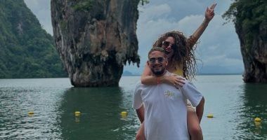 كلمات رومانسية من رنا رئيس لزوجها: رفيق عمري وحبيب أيامي.. صور