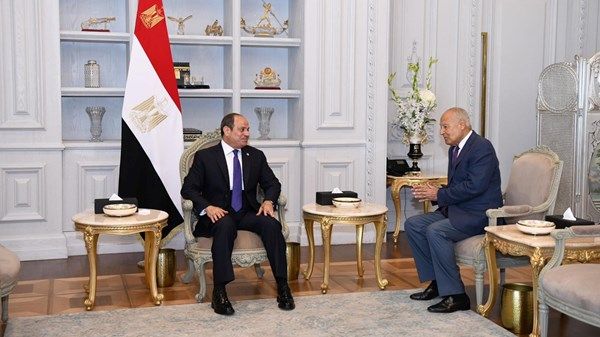 السيسي يبحث مع الجامعة العربية مستجدات القضايا العربية