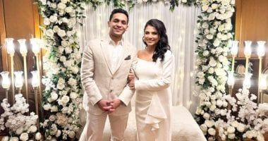 نادية مصطفى تحتفل بخطوبة ابنتها همسة فى جو عائلى