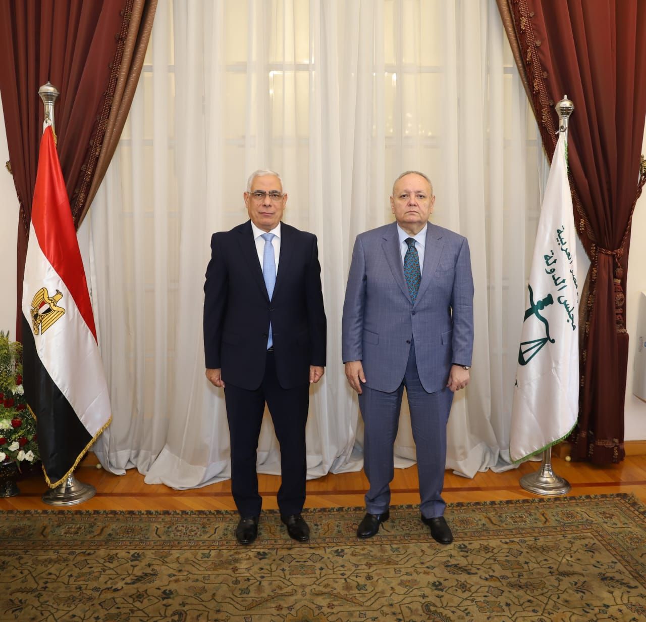رئيس مجلس الدولة يستقبل النائب العام لتقديم التهنئة بتوليه منصبه الجديد