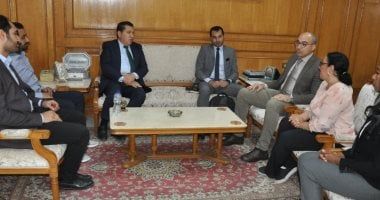 جامعة حلوان تستقبل وفدًا من المعهد الثقافي البريطانى