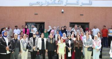 رئيس المجلس القومى للمرأة ومحافظ البحيرة تتفقدان مجمع خدمات المواطنين بزاوية صقر